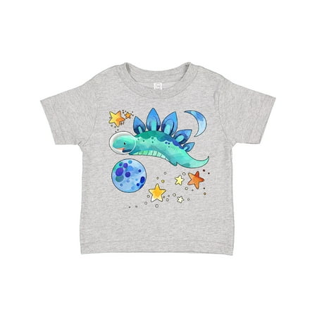 

Inktastic Stegosaurus Space Dinosaur with Stars and Planet Gift Toddler Boy or Toddler Girl T-Shirt