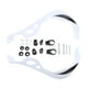 thumbnail image 2 of Brush   7/8" para YZ WR XR DT CRF Blanco Sharpla  Protectores de mano para motocicleta, 2 of 8