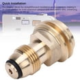 thumbnail image 4 of Adaptador del Tanque Convertir El Tanque Pol LP A Reguladores de Mangueras de Qcc1 Tipo1, Pol A QCC1 Adaptador de Tanque Instalación Rápida Conexión Apretada de Latón Para RV, 4 of 7