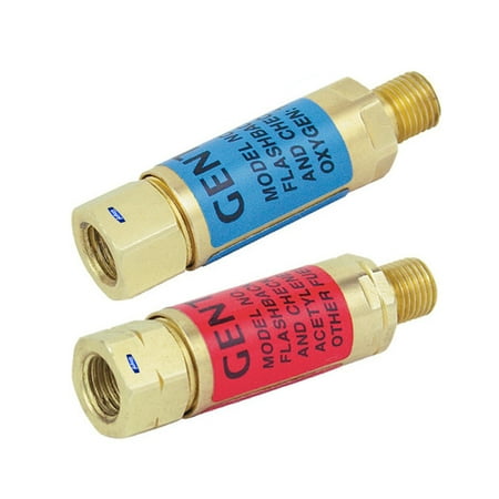 - Gentec Flashback Arrestor Set Fuel & Oxygen,Soldering Jewelry Torches,Regulators