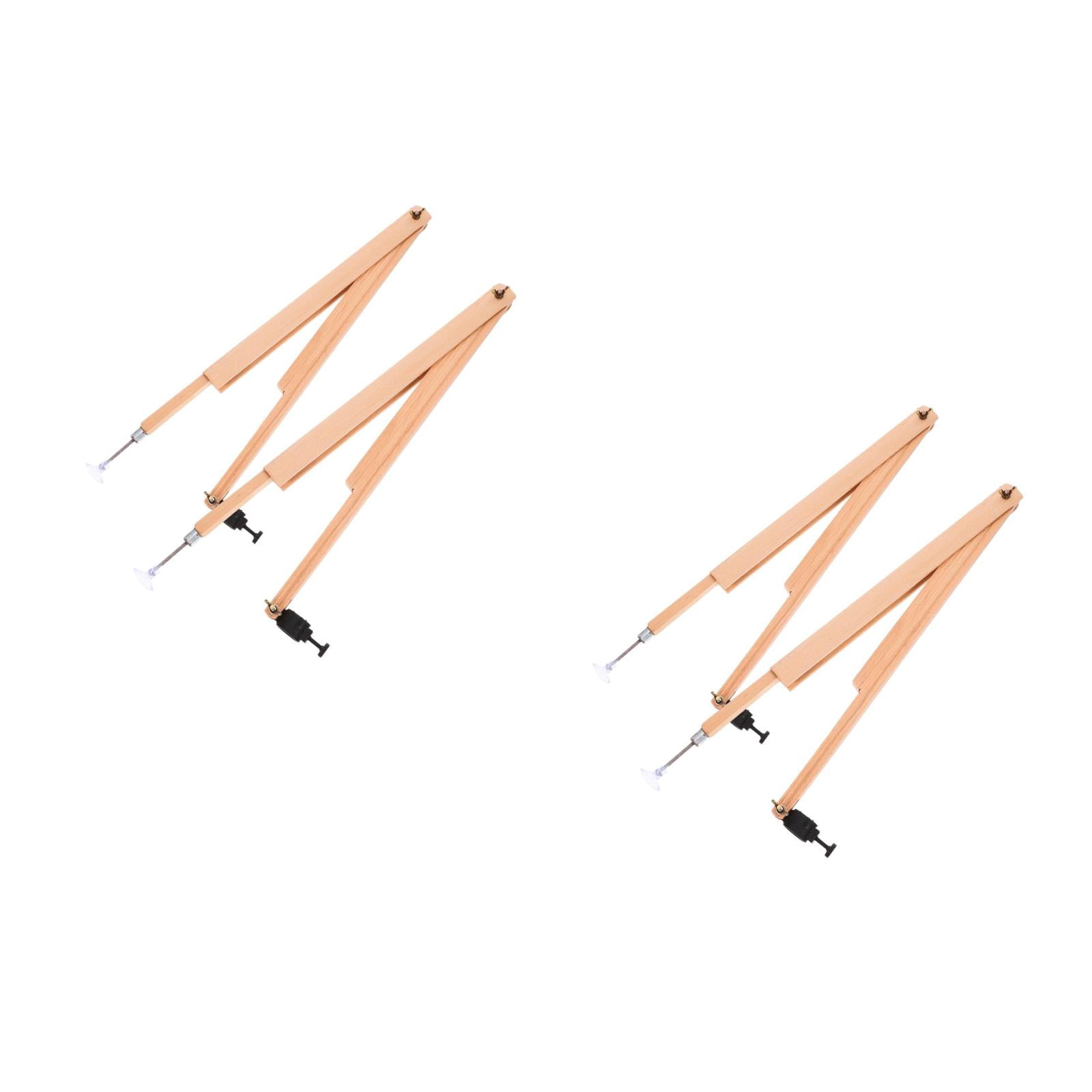 WORGEOUS 4 Pcs  Teaching Compass Wooden Whiteboard Compass Drawing Math Geometry Tool Large Circle On Teacher Aid For Drafting Woodworking Demonstration Compass