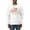 White, variant on It's Pumpkin Spice Latte Season Orange Black and White Halloween Men Long Sleeve Shirt, Charcoal, Medium