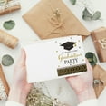 thumbnail image 4 of STRANDCHIC 8Pcs Graduation Ceremony Invitation Cards Paper with Elegant Graduation Theme, 4 of 6