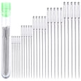 thumbnail image 1 of 25 Piezas 5 Tamaños Agujas De Costura De Ojo Grande Con Tubo De Almacenamiento De Acero Inoxidable Conjunto De Agujas De Ganchillo De Ojo Grande Accesorios De Bordado Para Manualidades Diy Muyoka Hogar, 1 of 7