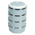 thumbnail image 1 of Oubit Cylinder Lunch Container,Portable 304 Stainless Steel Stainless Steel Bento Box Bento Lunch Box Dependable Performance, 1 of 9