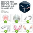 thumbnail image 3 of Estuche para dentaduras postizas, caja de baño para dentaduras postizas para viajar, cuidado limpio, protector bucal y dentaduras postizas, 3 of 5