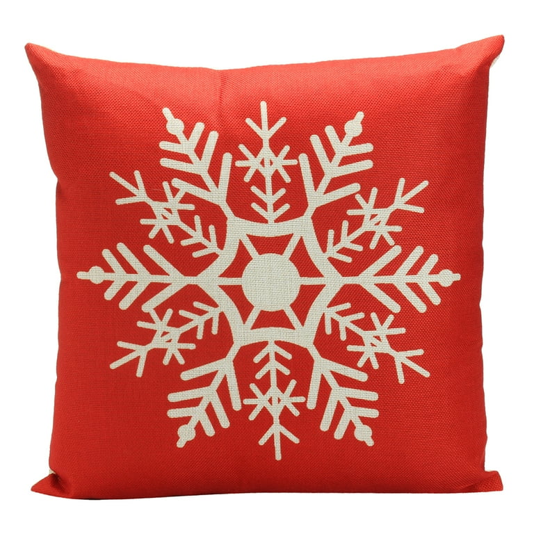 Snowflake Christmas Pillow Printable Post