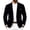 Black, variant on ZVNAΖH Mens Corduroy Blazer Sport Coat Single Breasted Lapel Collar with Pockets