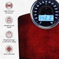 thumbnail image 3 of Highly Advance 2-in-1 Digital & Analog Weighing Scale for Body Weight-400lbs, 4 High Precison GX Sensor Accurate, Thick Tempered Glass, Extra Large Display (Red), 3 of 6