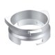thumbnail image 2 of Bewildely Anillo de dosificación de recepción de polvo de café de 54mm bucle de aleación de aluminio giratorio para máquinas de café de la serie Juegos de servir café y té Plata Bewildely HA005667-02B, 2 of 6
