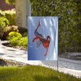 thumbnail image 4 of Bandera de jardín de temporada de Spider-Man, bandera de doble cara, bandera navideña para decoración navideña al aire libre., 4 of 8