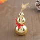 thumbnail image 3 of Calabaza de latón Chino Feng Shui decoración Suerte Tradicional con Cubierta Abierta de Superficie de Hoja, 3 of 10