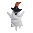 thumbnail image 1 of WAY TO CELEBRATE 28" GHOST WITH WITCH HAT ORANGE, 1 of 5