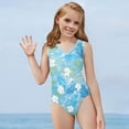 thumbnail image 3 of Girls One-Piece Swimsuit Gymnastics Leotards for Little Dancing Athletic Leotards for 3-14 Years Children, 3 of 3