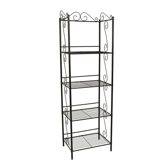 Monarch Bookcase 70"H / Copper Metal Etagere