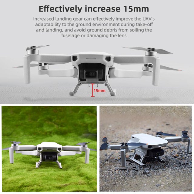 Tren de aterrizaje plegable Soporte antiarañazos de altura extendida para DJI Mini SE