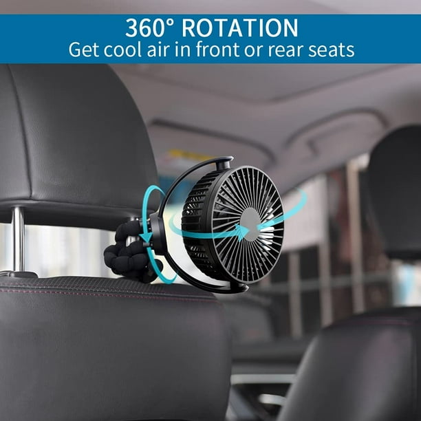 5000mAh Rechargeable Battery Powered Fan Clip Fan with Flexible Tripod for Peloton Bike Treadmill Ultra Quiet 3 Speed 360 Rotatable Portable USB Fan for Room Outdoor Stroller Car Seat Walmart