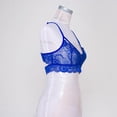 thumbnail image 1 of Stretch Crop Tops de tiras Cami Lencería Azul Hugo bralette de encaje balck blanco, 1 of 10