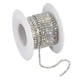 thumbnail image 1 of 5.5 Yardas Cristal Imitación Diamante Cadena 3mm Cosido Cerrar Garra Cadena Adorno para Bricolaje Joyería Ropa Bolsos Zapatos Decoración Plata Inferior Parte AB Color, 1 of 7