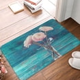 thumbnail image 5 of Balery Flowers in Glass Vase Doormat, Durable Flannel Fabric, Waterproof Stain and Fade Resistant, Low Profile,Indoor Outdoor Door Mats, Easy Clean Patio Entrance Mat, 16x24in, 5 of 9