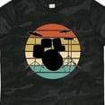 thumbnail image 4 of Inktastic Drum Set Retro Drummer Sunset Boys or Girls Toddler T-Shirt, 4 of 5