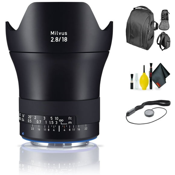 Zeiss Milvus 18mm f/2.8 ZE Lens for Canon EF + Deluxe Lens Cleaning Kit