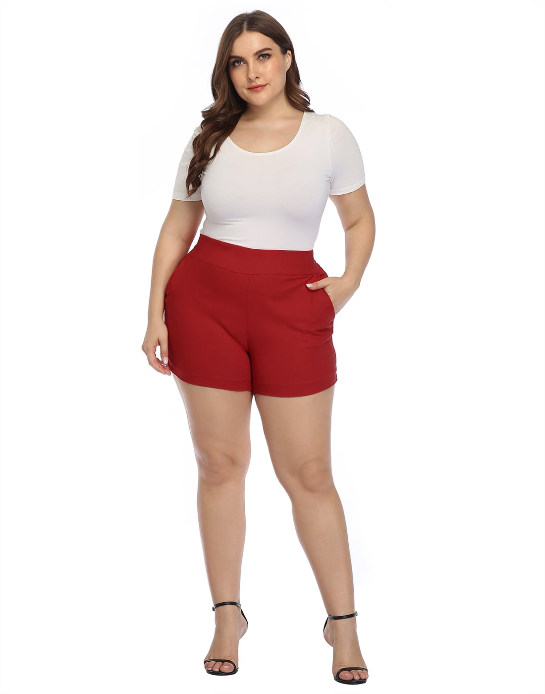 HDE Women Chino Shorts 4\