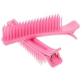 thumbnail image 1 of Miangastore 2pcs Multi Function Hairdressing Clips Salon Cutting Dying Styling Hair Clips Hair Layering Clip (Small Size Pink), 1 of 8