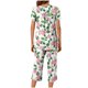 thumbnail image 5 of Blusas de Manga Corta para las Mujeres Casual Cuello Redondo, Pantalones de Moda Traje de Pijamas para Uso Diario Y Casero, 5 of 6