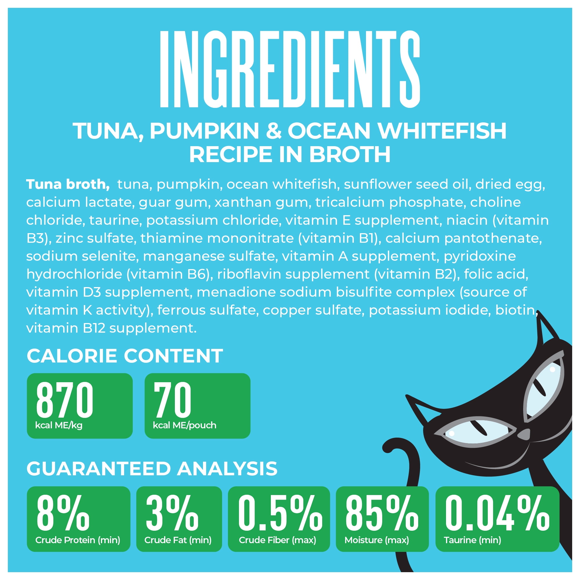 Tiki Cat Friends Mousse Tuna, Pumpkin & Ocean Whitefish, 2.8 oz. Pouch