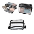 thumbnail image 2 of Versatile Bag Crossbody Bag Clear Waterproof Shoulder Bag for Women Girl Trendy PVC Bag Casual Trendy Bag Cellphone Bag White, 2 of 5