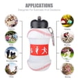 thumbnail image 2 of Botella de Agua Plegable MADIOLA Forma de Pelota de Beisbol Reusable, 2 of 2