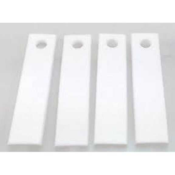 WE1M316, AP5668531, PS6447706 Glide Kit (4pk) For GE Dryer (Fits Models:  DBX, DPS, NBX, DBV, DX4 And More)