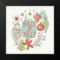 thumbnail image 2 of Penner, Janelle 12x12 Black Modern Framed Museum Art Print Titled - Retro Christmas IV, 2 of 5