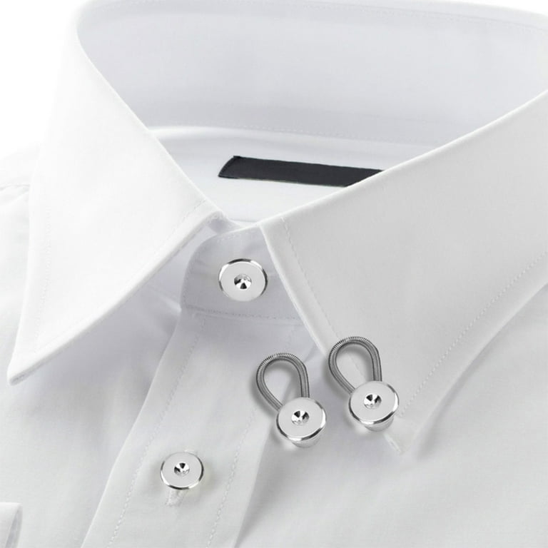 Comfy Deluxe Collar Extenders - Premium Elastic Dress Shirt Neck