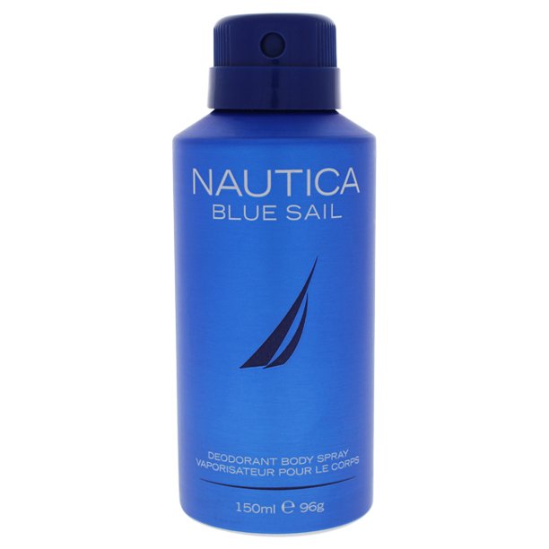 Nautica Blue Sail Deodorant Body Spray by Nautica for Men 5 oz Body