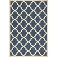 thumbnail image 2 of Safavieh Courtyard Polypropylene Small Rectangle Rug CY6903-268-4 in Navy and Beige, 2 of 5