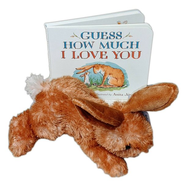 Guess How Much I Love You Book Stuffed Rabbit Plush Set Aurora Walmart Com Walmart Com