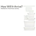 thumbnail image 3 of Rubbermaid 16 Pack Stackable Plastic Storage Bins with Snap Tight Lids, Clear, 3 of 8