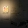 thumbnail image 2 of Yayeee 2-Pack Plug in LED Night Lights with Light Sensors Motion Detectors, Candy Lemon, 2 of 7