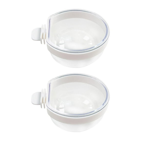 Comedero para pájaros, cuenco de agua transparente para pinzones, comedero para loros, dispensador de agua L