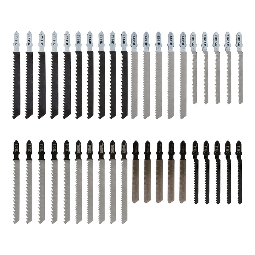5 x Jigsaw Blade Blades Set WOOD Cutting Softwood Pipes Profiles DIY 75mm 