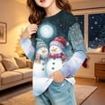 thumbnail image 2 of YOUYEDIAN Christmas Sweatshirt for Girls Long Sleeve Crewneck Xmas Graphic Fleece Pullover Tops, 2 of 5
