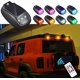 thumbnail image 3 of Luces Solares Luz de techo solar para coche, impermeable, con control remoto, LED RGB, para motocicleta y camión (1 unidad) Rkxzt, 3 of 5