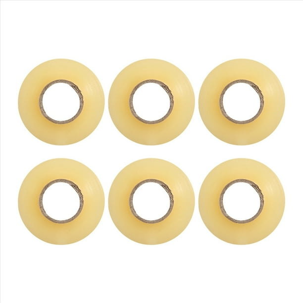 Paquete de 6 Cintas Transparentes para Hockey Cinta Multiusos Rollo de Espinilleras Rollo de Cinta para Equipo Deportivo 2,4 Cm X 28M Regalos Deportivos para Hockey