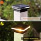 thumbnail image 2 of Poste de luz solar Maggift para exteriores 4x4 5x5 o 6x6 negro Paquete de 2, 2 of 7