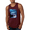 Maroon, variant on Winter Dire Snow Wolf Animal Lover Graphic Tank Top