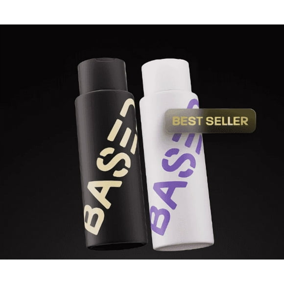 "BASED Invigorating Shower Duo: Peppermint Shampoo & Hydrating Conditioner. Sulfate-Free Formula with Coconut Oil for Men. 2 Pack (12 fl oz Each) Makeup Organizers "