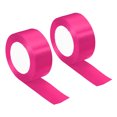 thumbnail image 1 of Unique Bargains 1.5 Inch Wide 24 Yards Satin Ribbon, 2 Pack Double Face Solid Crafts Roll for Party Home DIY Wrapping Decoration, Bright Rose Red, 1 of 6