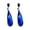 Blue, variant on Eosunjian 1 Pair Women Earrings Waterdrop Shape Shiny Rhinestone Anti-allergy Lightweight Ear Decoration Jewelry Prom Cocktail Party Hanging Earrings Dangle Earrings Blue